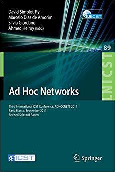 【预订】Ad Hoc Networks 9783642290954