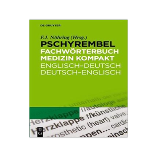 [预订]Pschyrembel Fachwörterbuch Medizin kompakt 9783110220216