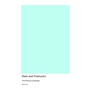 Political Firetrucks The 9781779616562 Landscape Owls 预订 and