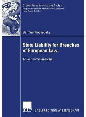 预订 State Liability for Breaches of European Law: An economic analysis: 9783835006539