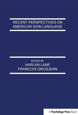 【预订】Recent Perspectives on American Sign Language