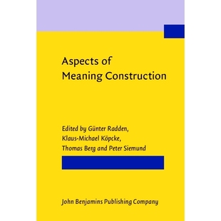 Aspects Meaning 预订 9789027232427 Construction 意义建构诸方面