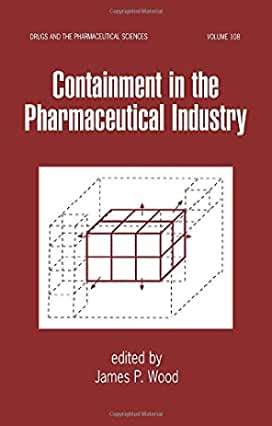 【预订】containment in the pharmaceutical industry