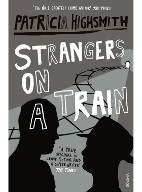 预售 列车上的陌生人 Patricia Highsmith 帕特里夏·海史密斯 英文原版 Strangers On A Train