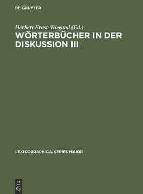 【预订】Wörterbücher in der Diskussion III 9783484309845