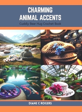 预订 Charming Animal Accents: Cuddly Bear Hug Crochet Book: 9798873787616