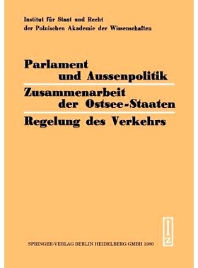 预订 Parlament und Aussenpolitik Zusammenarbeit der Ostsee-Staaten Regelung des Verkehrs: Viertes Kolloquium der bundesd