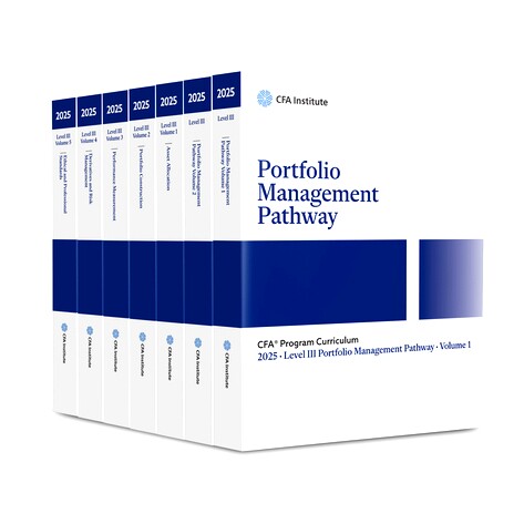 预订 2025 Cfa Program Curriculum Level Iii Portfolio Management Box Set 2025注册金融分析师课程3级 投资组合管理 盒装套装: