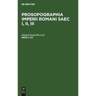 Rom Ed.Altera Pars 预订 Imp 9783111071510 Prosopogr