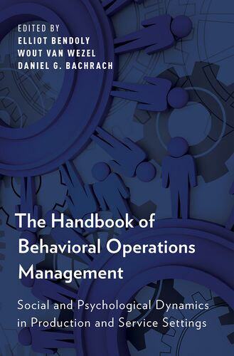 【预订】The Handbook of Behavioral Operations Management