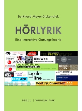 预订 Hörlyrik: Eine interaktive Gattungstheorie 有声诗歌：互动体裁理论: 9783770565795