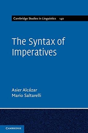【预订】The Syntax of Imperatives