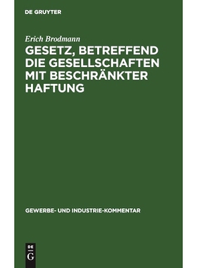 预订 Gesetz, betreffend die Gesellschaften mit beschränkter Haftung: 9783111041438
