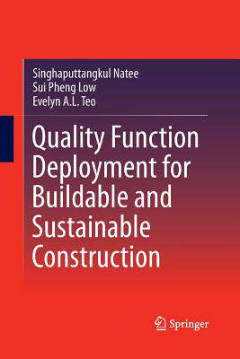 【预订】Quality Function Deployment for Buildable and Sustainable Construction