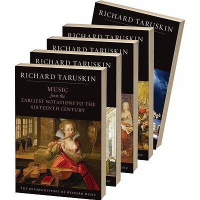 预订 Oxford History of Western Music (5 Volumes) 牛津西方音乐史 5卷套 9780195386301