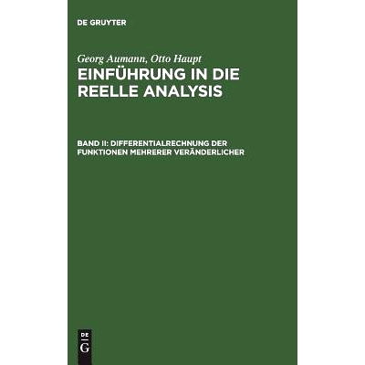 预订 Differentialrechnung der Funktionen mehrerer Veränderlicher: 9783110057201