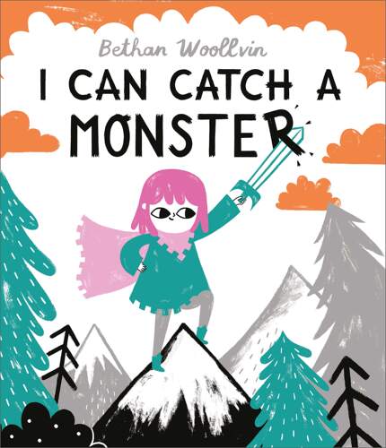 英文原版 Bethan Woollvin插画 我可以抓怪兽 平装绘本 I Can Catch a Monster
