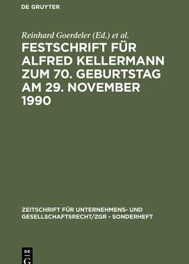 【预订】Festschrift für Alfred Kellermann zum 70. Geburtstag am 29. Novembe 9783110125498
