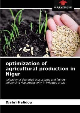 [预订]optimization of agricultural production in Niger 9786203626957