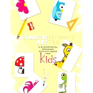 预订 Symmetry Art: A Symmetrical Drawing Activity Book For Kids: 9781076003997