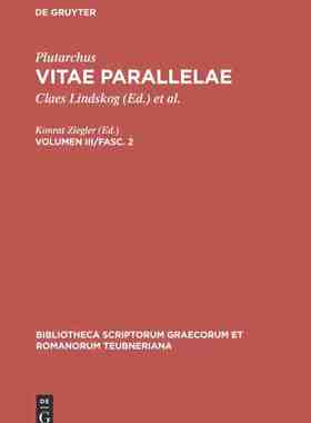 【预订】Vitae parallelae 9783598716768