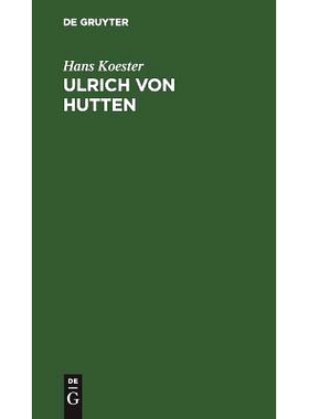 预订 Ulrich von Hutten: Trauerspiel in fünf Akten: 9783111220840
