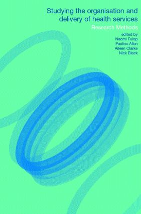 【预订】Studying the Organisation and Delivery of Health Services
