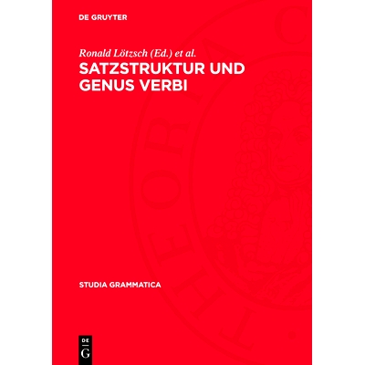 预订 Satzstruktur und Genus verbi: 9783112709689
