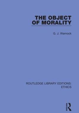 [预订]The Object of Morality 9780367507404