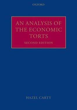【预订】An Analysis of the Economic Torts