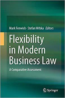 【预售】Flexibility in Modern Business Law: A Comparative Assessment
