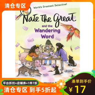 大侦探内特29 流浪的单词 Nate the Great and the Wandering Word 29 英文原版章节书 汪培珽桥梁书单 蓝思Lexile 阅读分级500L