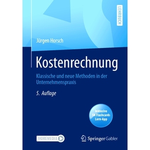 und neue Unternehmenspraxis Kostenrechnung 9783658395445 der Klassische 预订 Methoden