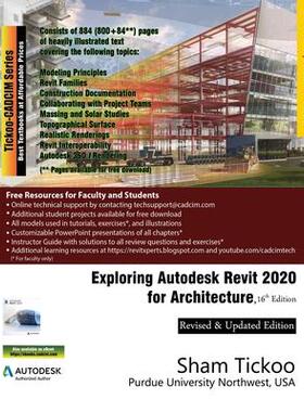 [预订]Exploring Autodesk Revit 2020 for Architecture, 16th Edition 9781640570061