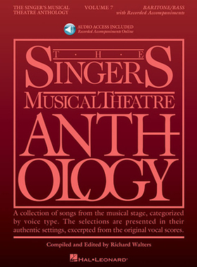 【预订】Singer’s Musical Theatre Anthology - Volume 7: Baritone Book/Online Audio
