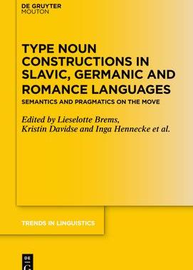 [预订]Type Noun Constructions in Slavic, Germanic and Romance Languages 9783110701081