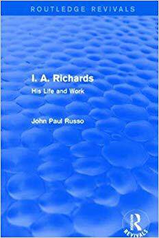 【预售】I. A. Richards (Routledge Revivals)