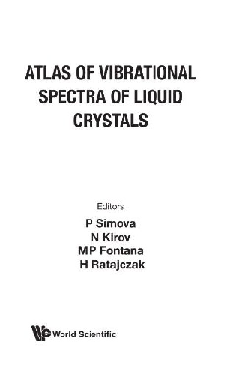 【预订】ATLAS OF VIBRATIONAL SPECTRA OF LIQUID CRYSTALS