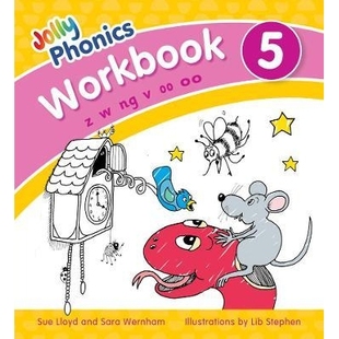 成套第5级 9781844146550 Workbook Precursive Letters Phonics 序言字母 预订 快乐拼音读本 Jolly