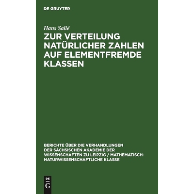预订 Zur Verteilung natürlicher Zahlen auf elementfremde Klassen: 9783112498651