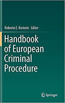 【预售】Handbook of European Criminal Procedure