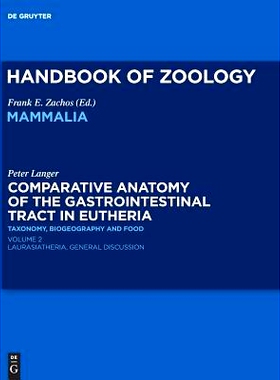 预订 Comparative Anatomy of the Gastrointestinal Tract in Eutheria II: Taxonomy, Biogeography and Food. Laurasiatheria