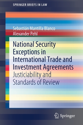 【预订】National Security Exceptions in International Trade and Investment Agreements