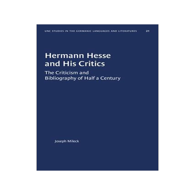 [预订]Hermann Hesse and His Critics 9780807880210
