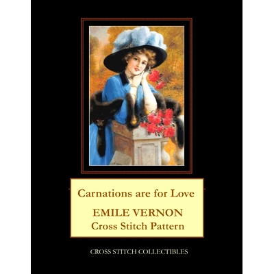 预订 Carnations are for Love: Emile Vernon Cross Stitch Pattern: 9798652036690