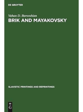 预订 Brik and Mayakovsky: 9783111034058