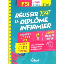 预订 IFSI, la compil de fiches : réussir tout le diplôme infirmier : semestres 1, 2, 3, 4, 5 et 6, 26 UE, + de 500 fic
