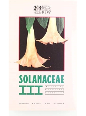 预订 Solanaceae III: Taxonomy, Chemistry, Evolution: 9780947643317