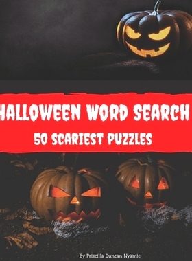 预订 Halloween Word Search 50 Scariest Puzzles: 9781089701538