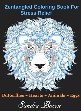 预订 Zentangled Coloring Book For Stress Relief: 9781689016698